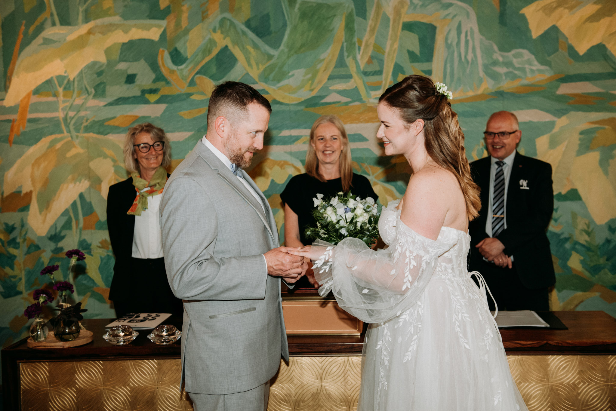 city hall wedding photographer Odense